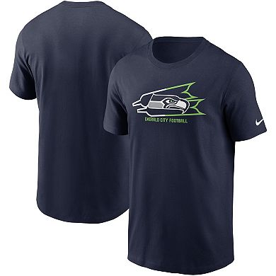 Men's Nike College Navy Seattle Seahawks Essential Local Phrase T-Shirt