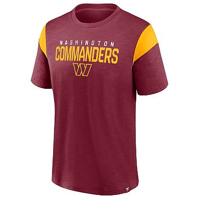 Men's Fanatics Branded Burgundy Washington Commanders Home Stretch Team T-Shirt