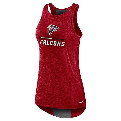 Women's Nike Red Atlanta Falcons High Neck Performance Tank Top