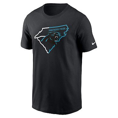 Men's Nike Black Carolina Panthers Essential Panthers Pride T-Shirt