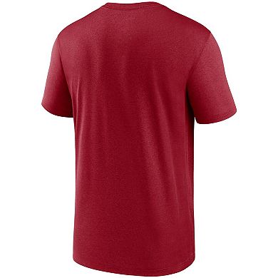 Men's Nike Cardinal Arizona Cardinals Legend Microtype Performance T-Shirt