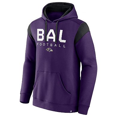Men's Fanatics Branded Purple Baltimore Ravens Call The Shot Pullover Hoodie