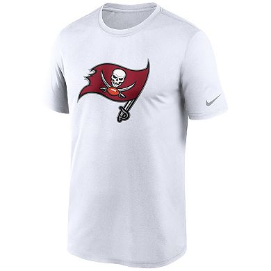 Men's Nike White Tampa Bay Buccaneers Logo Essential Legend Performance T-Shirt