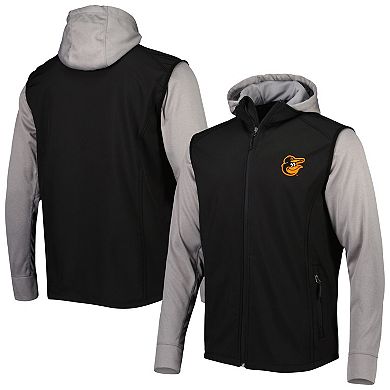 Men's Dunbrooke Black/Gray Baltimore Orioles Alpha Full-Zip Jacket