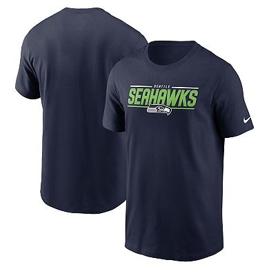 Men's Nike College Navy Seattle Seahawks Muscle T-Shirt