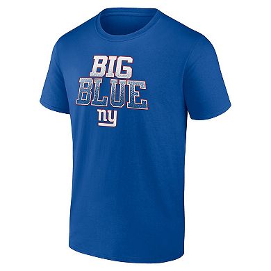 Men's Fanatics Branded Royal New York Giants Heavy Hitter T-Shirt