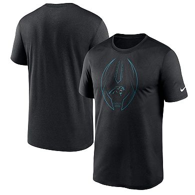Men's Nike Black Carolina Panthers Legend Icon Logo Performance T-Shirt