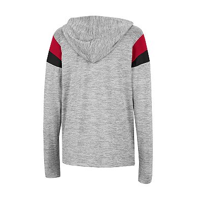 Youth Colosseum Heather Gray Alabama Crimson Tide Tartookas Long Sleeve Hoodie T-Shirt