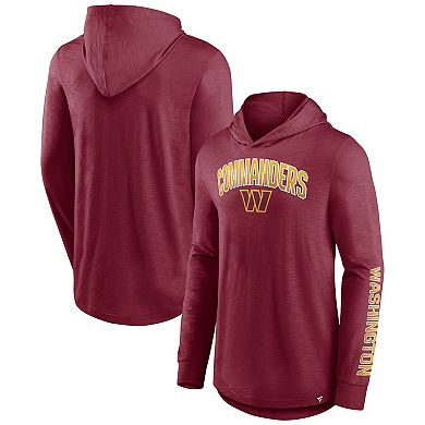 Men's Fanatics Branded Burgundy Washington Commanders Front Runner Pullover Hoodie