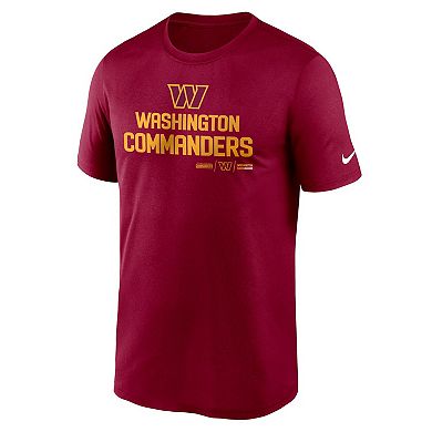 Men's Nike Burgundy Washington Commanders Legend Community Performance T-Shirt