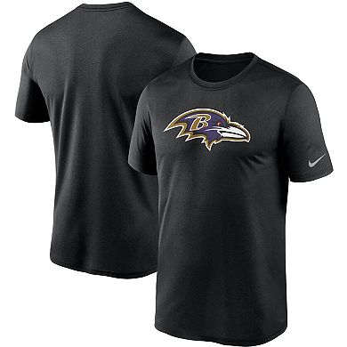Men's Nike Black Baltimore Ravens Logo Essential Legend Performance T-Shirt