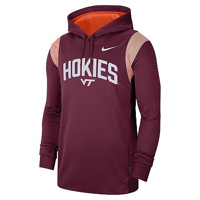 Men's Nike Maroon Virginia Tech Hokies 2022 Game Day Sideline Performance Pullover Hoodie