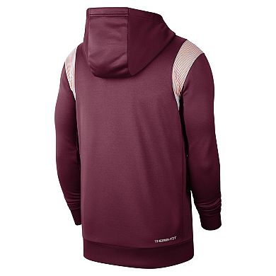 Men's Nike Maroon Virginia Tech Hokies 2022 Game Day Sideline Performance Pullover Hoodie