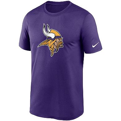 Men's Nike Purple Minnesota Vikings Logo Essential Legend Performance T-Shirt