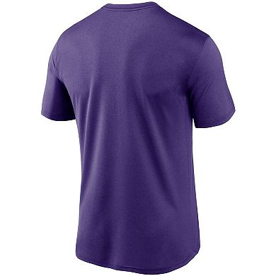 Men's Nike Purple Minnesota Vikings Logo Essential Legend Performance T-Shirt