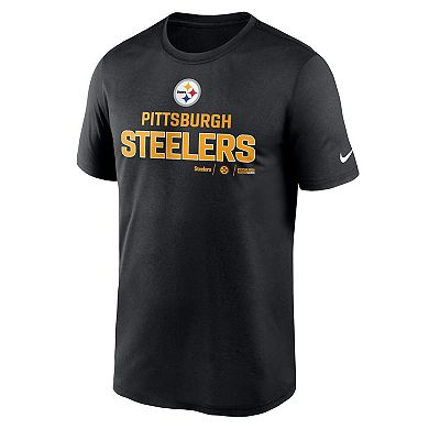 Men's Nike Black Pittsburgh Steelers Legend Community Performance T-Shirt