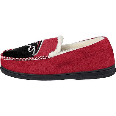 Men's FOCO Atlanta Falcons Colorblock Moccasin Slippers