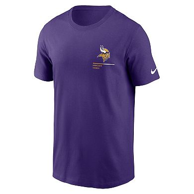 Men's Nike Purple Minnesota Vikings Team Incline T-Shirt