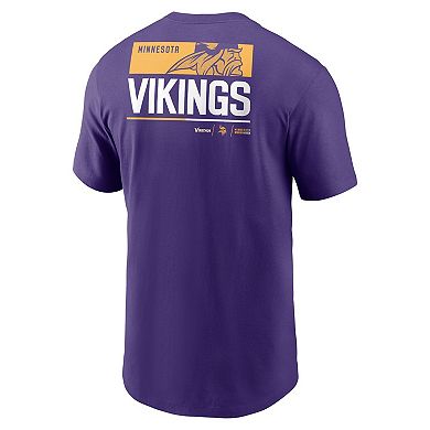 Men's Nike Purple Minnesota Vikings Team Incline T-Shirt