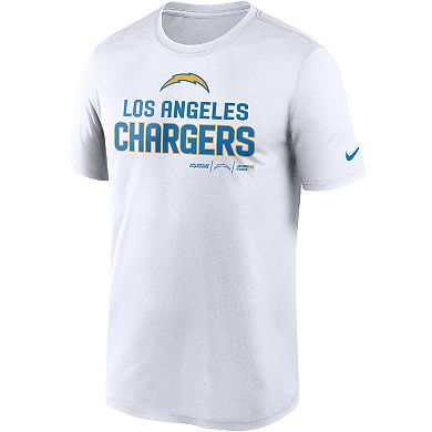 Men's Nike White Los Angeles Chargers Legend Community Performance T-Shirt