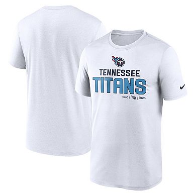 Men's Nike White Tennessee Titans Legend Community Performance T-Shirt