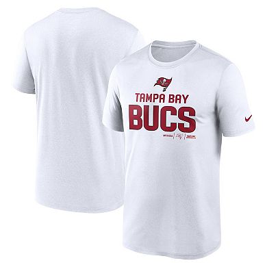 Men's Nike White Tampa Bay Buccaneers Legend Community Performance T-Shirt