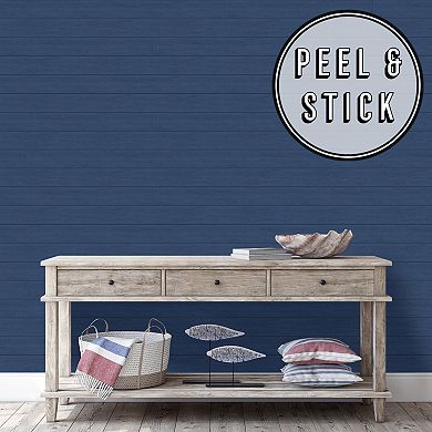 Transform Solid Faux Plank Peel & Stick Wallpaper