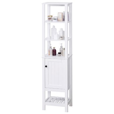 Wash Room Furniture Featuring Multi-shelf Cabinets, Thin Storage With Entry