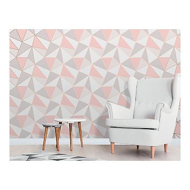 Brewster Home Fashions Arken Geometric Wallpaper