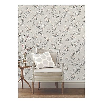 Brewster Home Fashions Chinoiserie Floral Wallpaper