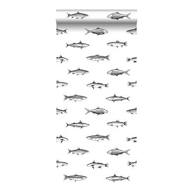 Brewster Home Fashions Fiyero Fish Wallpaper