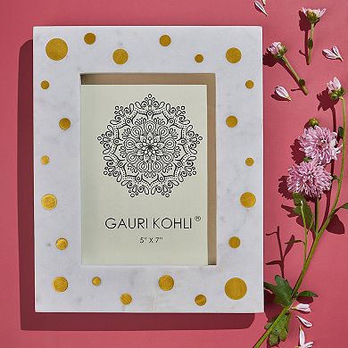 GAURI KOHLI Polka Marble Picture Frame - 5" x 7"