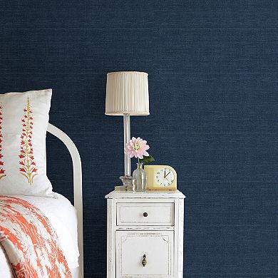 Brewster Home Fashions Peninnsula Faux Grasscloth Wallpaper