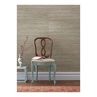 Brewster Home Fashions Taizhou Faux Grasscloth Wallpaper
