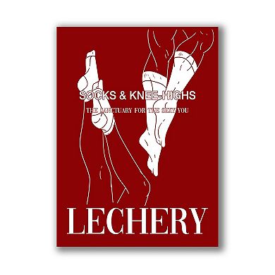 LECHERY® Fishnet 1 Pair of Knee-highs