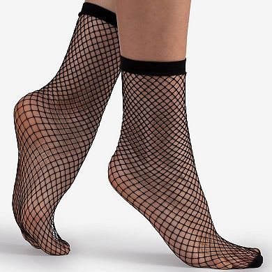 LECHERY® Fishnet 1 Pair of Ankle Socks