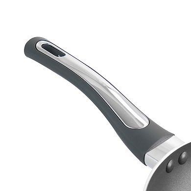 Oster Cocina Legacy 12 Inch Aluminum Nonstick Frying Pan in Gray
