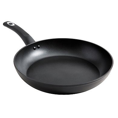 Oster Cocina Allston 12 Inch Aluminum Nonstick Frying Pan in Black