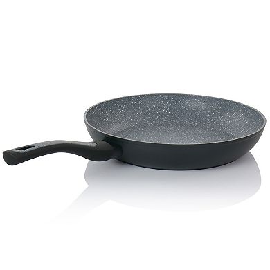 Oster Cocina Bastone 12 Inch Aluminum Nonstick Frying Pan in Speckled Gray