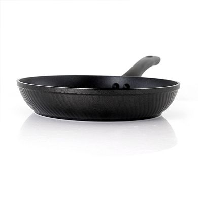 Oster Cocina Kono 9.5 Inch Aluminum Nonstick Frying Pan in Black with Bakelite Handles