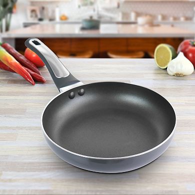 Oster Cocina 8 Inch Aluminum Frying Pan in Grey
