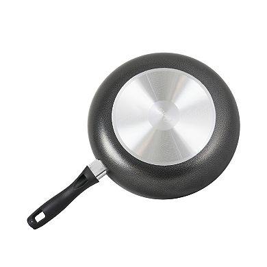 Oster Cocina Clairborne 12 Inch Aluminum Frying Pan in Charcoal Grey