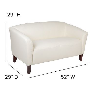Flash Furniture HERCULES Ivory Color Loveseat