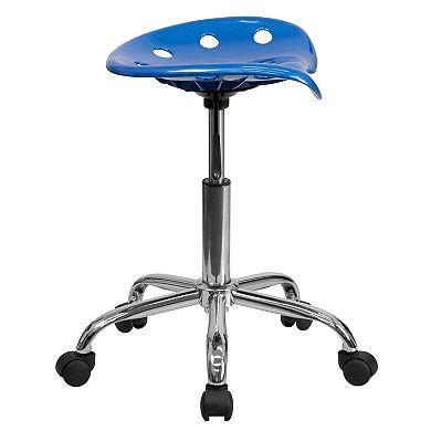 Flash Furniture Taylor Bright Blue Tractor Seat Stool