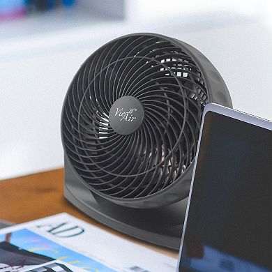 Vie Air 8 Inch High Velocity Wall Mountable Turbo Desk and Floor Fan