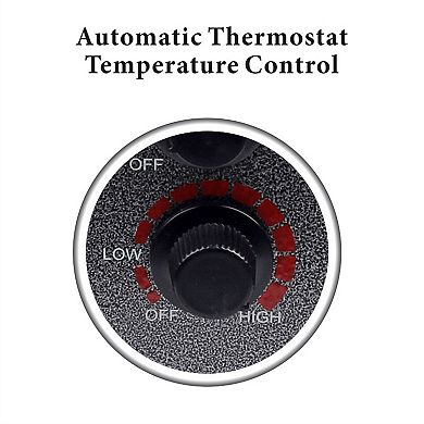 Optimus Portable Utility Heater with Thermostat-Full Size