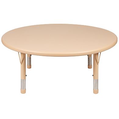 Kids Flash Furniture Wren Round Adjustable Activity Table