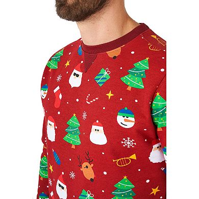 Men's Festivity Red Christmas Sweater