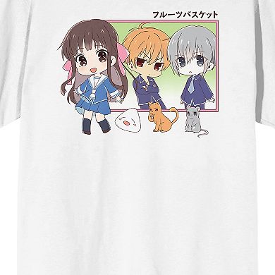 Juniors' Fruits Basket Chibi Graphic Tee