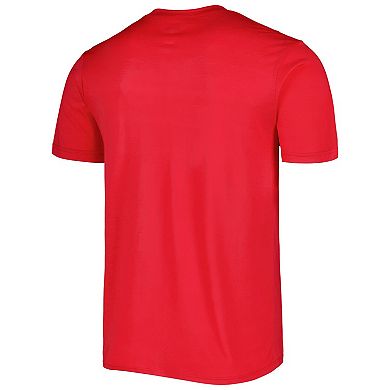 Men's Concepts Sport Red/Black Chicago Bulls Badge T-Shirt & Pajama Pants Sleep Set